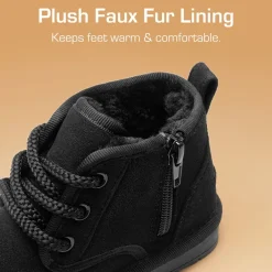 [FuzzyGo Kid's Cozy] Snow Ankle Boots