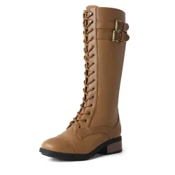 [Georgia] Faux Fur Lining Knee High Riding Boots