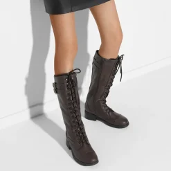 [Georgia] Faux Fur Lining Knee High Riding Boots