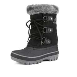 Girls and Boys Fur Lined Winter Snow Boots