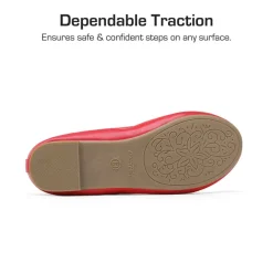 Girls Ankle-Strap Ballerina Flat Shoes