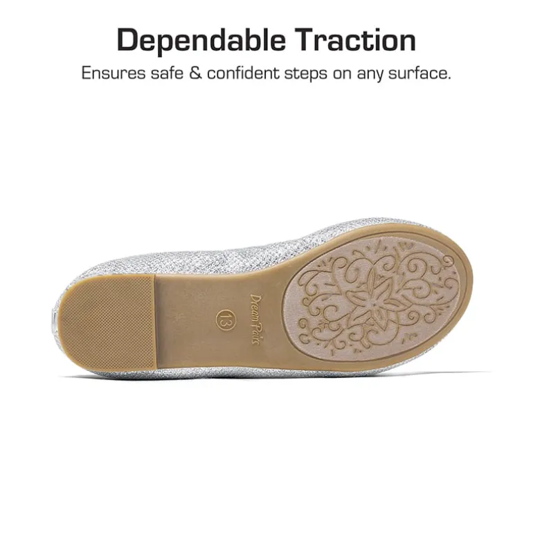 Girls Ankle-Strap Ballerina Flat Shoes