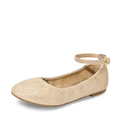 Girls Ankle-Strap Ballerina Flat Shoes