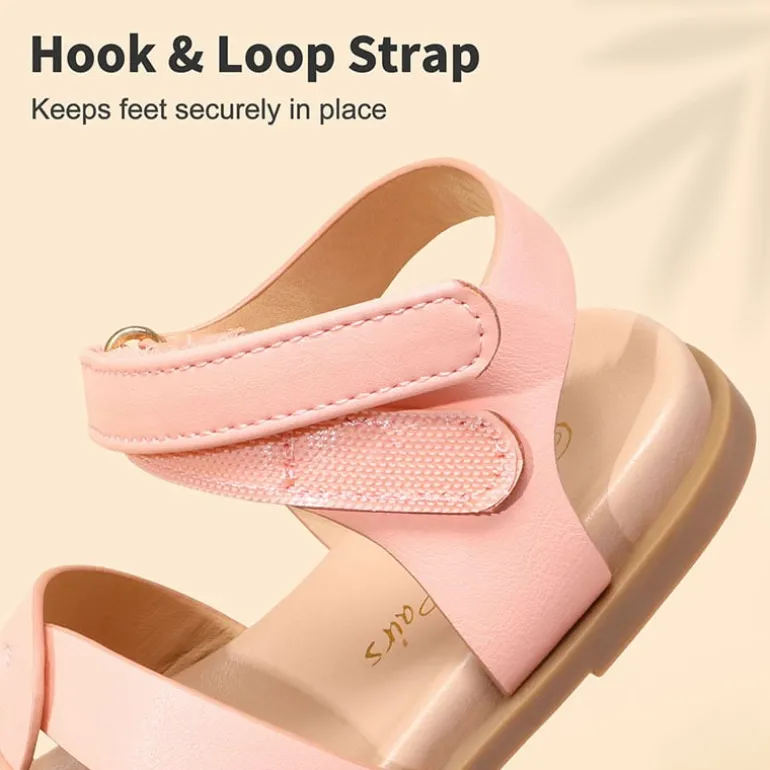 Girls Ankle Strap Strappy Flat Sandals