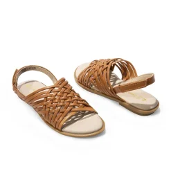 Girls' Ankle-Strap Strappy Flat Sandals