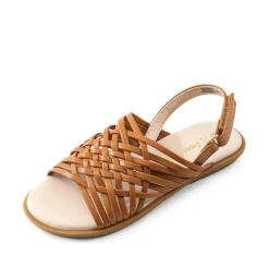 Girls' Ankle-Strap Strappy Flat Sandals