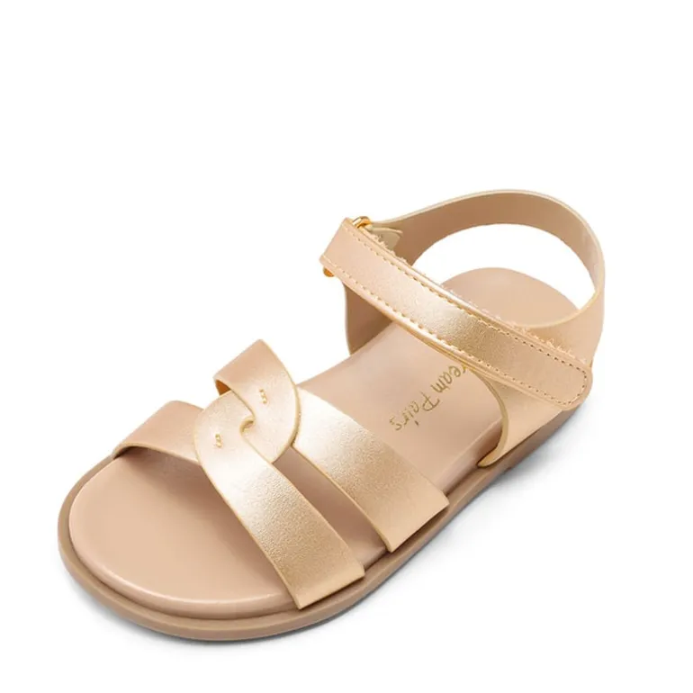 Girls Ankle Strap Strappy Flat Sandals