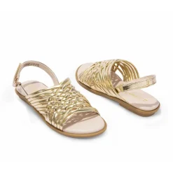 Girls' Ankle-Strap Strappy Flat Sandals