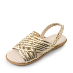 Girls' Ankle-Strap Strappy Flat Sandals
