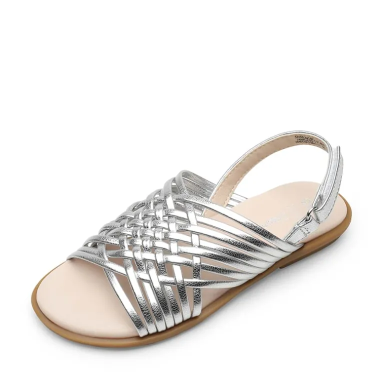 Girls' Ankle-Strap Strappy Flat Sandals