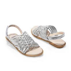 Girls' Ankle-Strap Strappy Flat Sandals