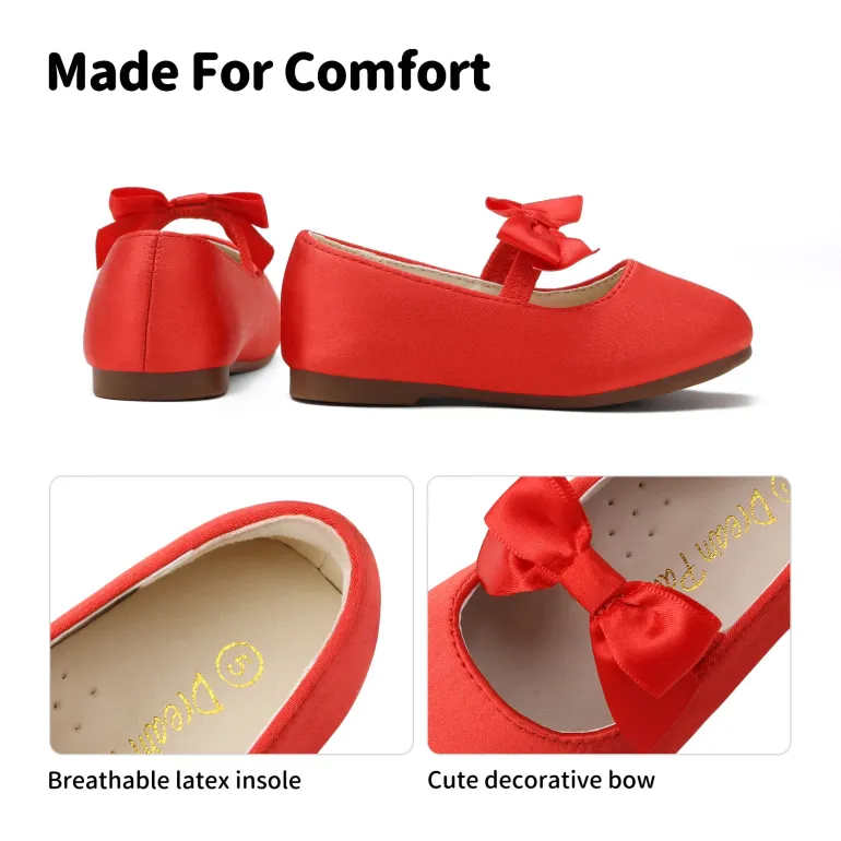 Girls Bow Ballerina Flats