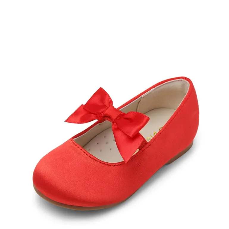 Girls Bow Ballerina Flats