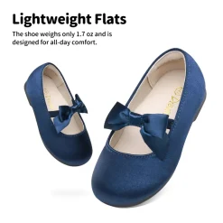 Girls Bow Ballerina Flats
