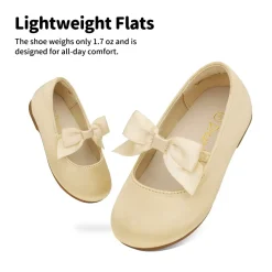 Girls Bow Ballerina Flats