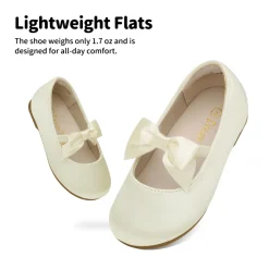Girls Bow Ballerina Flats