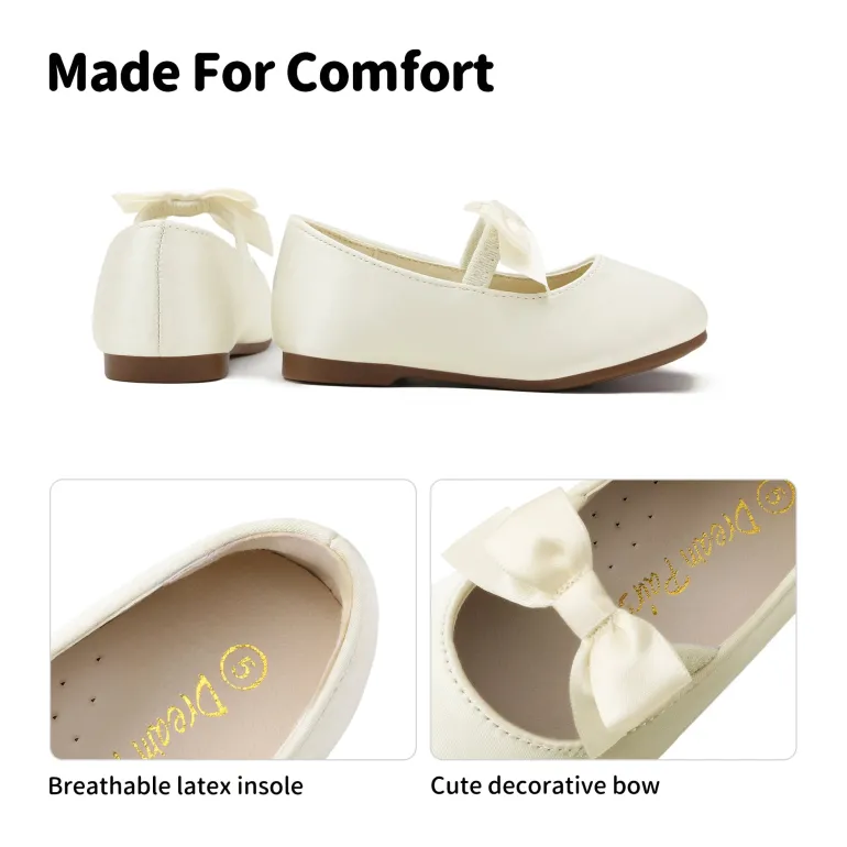Girls Bow Ballerina Flats