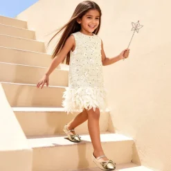 Girls’ Bow Dress Flats with Arch Support