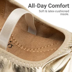 Girls’ Bow Dress Flats with Arch Support