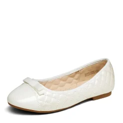 Girls Bow Slip-Resistant Ballerina Flats