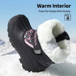 Girls & Boys Waterproof Snow Boots