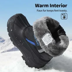 Girls & Boys Waterproof Snow Boots