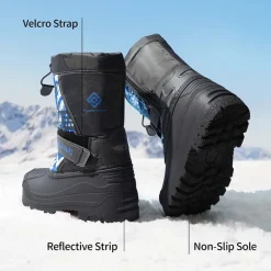 Girls & Boys Waterproof Snow Boots