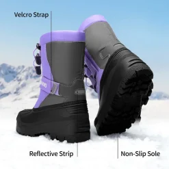 Girls & Boys Waterproof Snow Boots