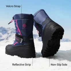 Girls & Boys Waterproof Snow Boots