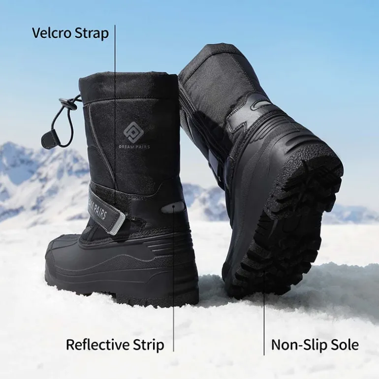 Girls & Boys Waterproof Snow Boots