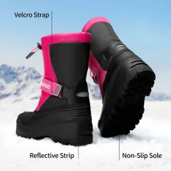 Girls & Boys Waterproof Snow Boots