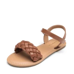 Girls Braided Flat Sandals