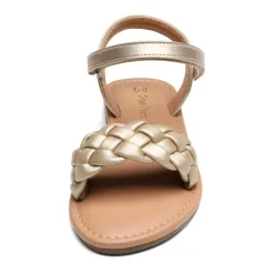 Girls Braided Flat Sandals