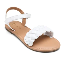 Girls Braided Flat Sandals