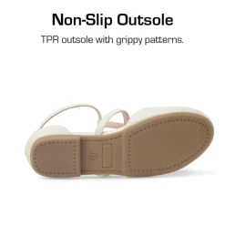 Girls’ Buckle Strap Vegan Leather Dress Shoes