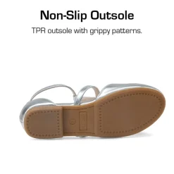 Girls’ Buckle Strap Vegan Leather Dress Shoes