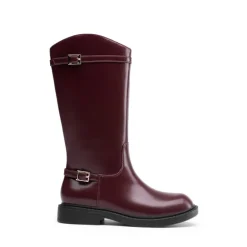 Girls’ Classic Buckle Knee-High Boots