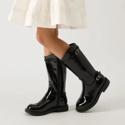 Girls’ Classic Buckle Knee-High Boots