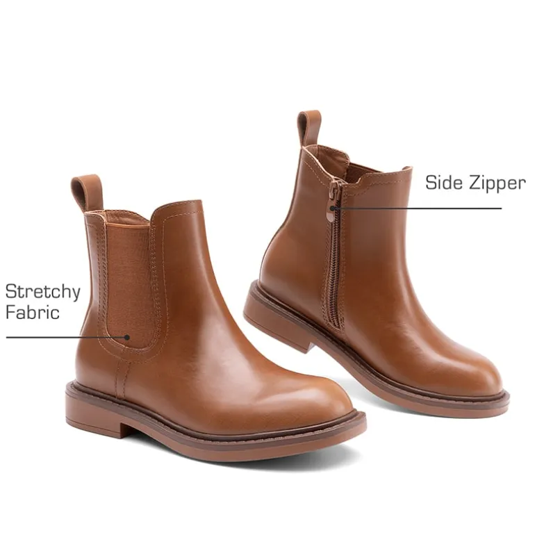 Girls’ Classic Lightweight Non-Slip Ankle Boots