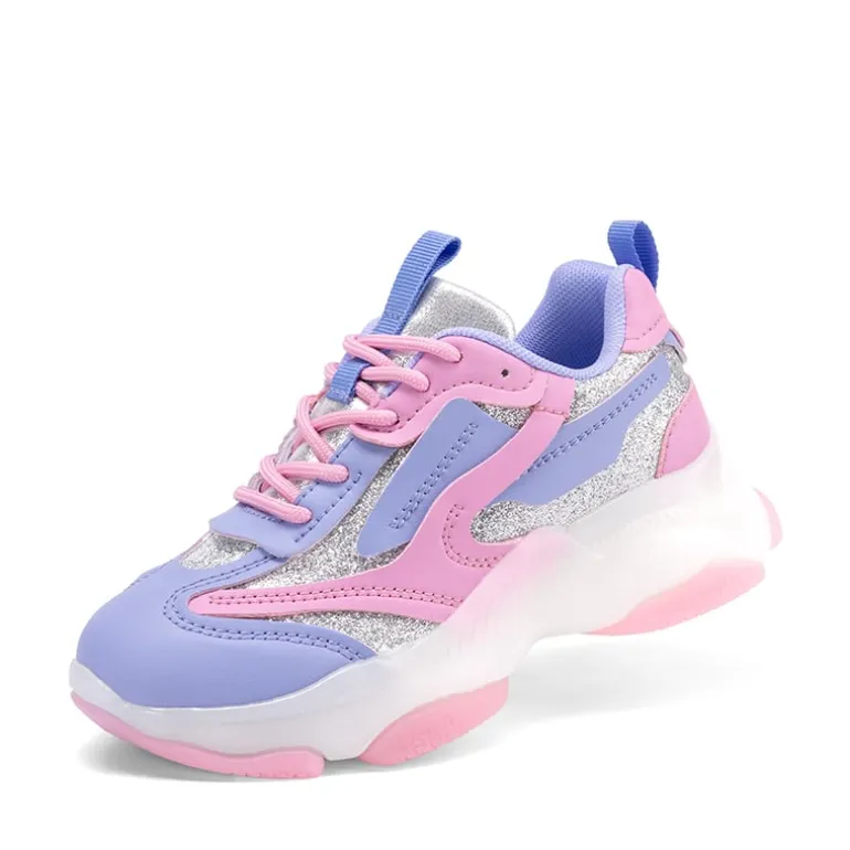Girls’ Color-Contrast Fashion Sneakers