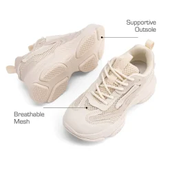 Girls’ Color-Contrast Fashion Sneakers