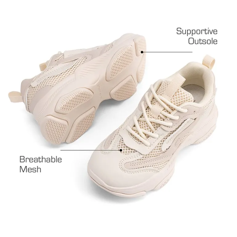 Girls’ Color-Contrast Fashion Sneakers