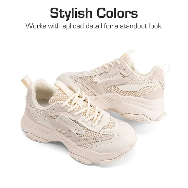 Girls’ Color-Contrast Fashion Sneakers