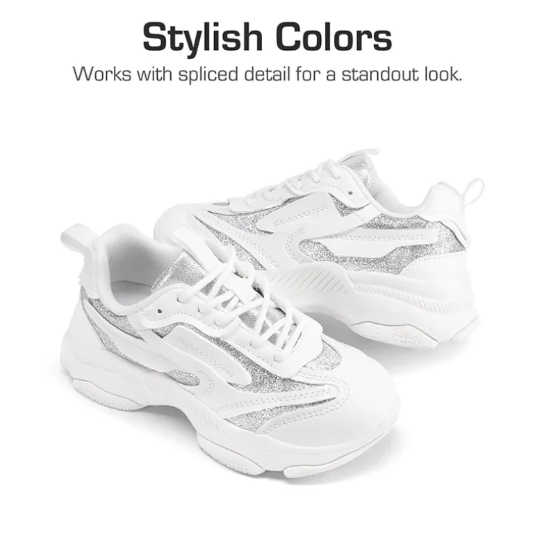 Girls’ Color-Contrast Fashion Sneakers