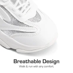 Girls’ Color-Contrast Fashion Sneakers