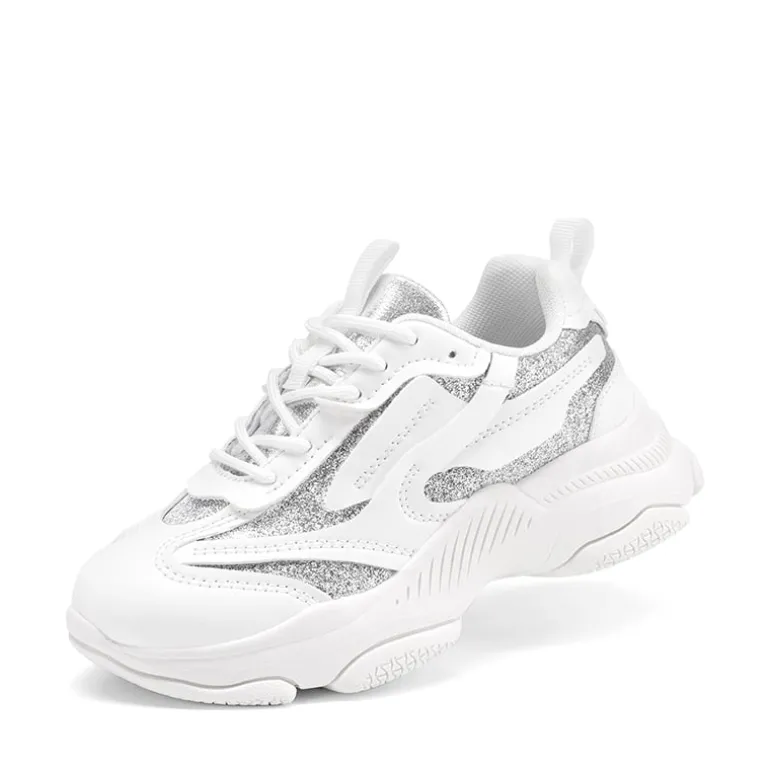 Girls’ Color-Contrast Fashion Sneakers