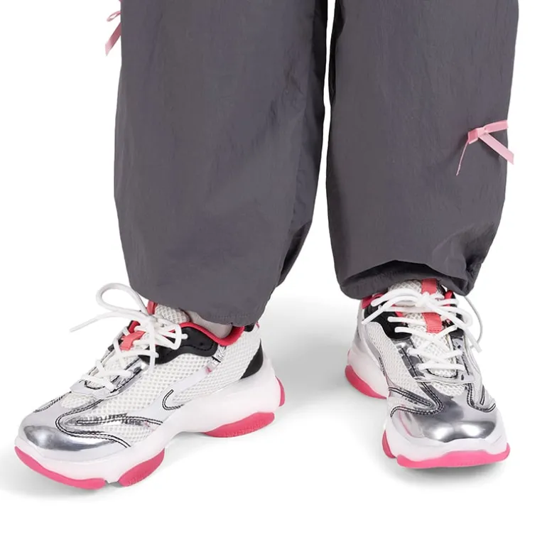 Girls’ Color-Contrast Fashion Sneakers