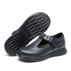 Girls’ Comfortable Hook-and-Loop Mary Jane Shoes
