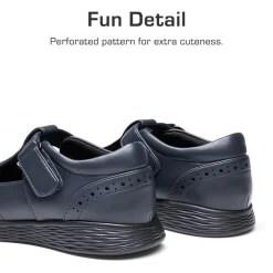 Girls’ Comfortable Hook-and-Loop Mary Jane Shoes