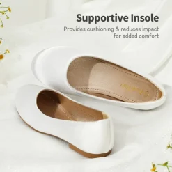 Girl's Comfortable Slip on Ballerina Flats